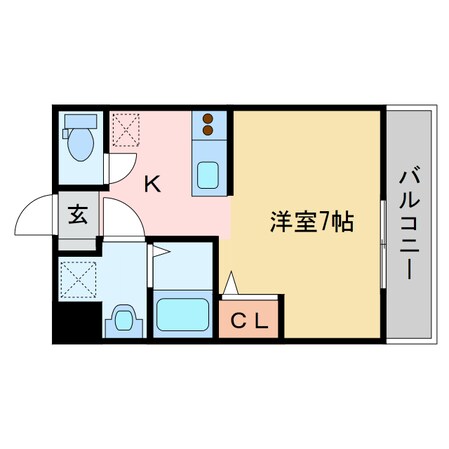 コンフォートメゾンNAGIの物件間取画像